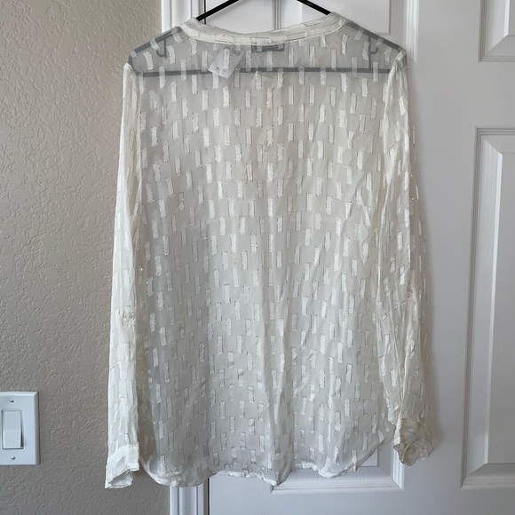 SALE! Abercrombie and Fitch sheer blouse - Picture 2 of 5